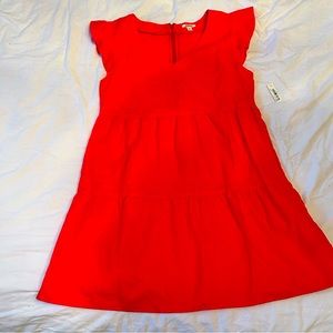 Good Thread red V-neck mini dress (L)